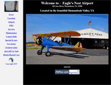 Tablet Screenshot of eaglesnest.aero